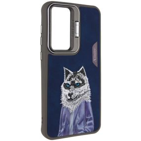 TPU+PC чехол Friends для Xiaomi Redmi Note 13 Pro 4G / Poco M6 Pro 4G Blue Wolf