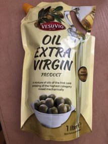 Оливковое масло в пакете Vesuvio Olio Extra Virgine di Olive, 1 л, Италия