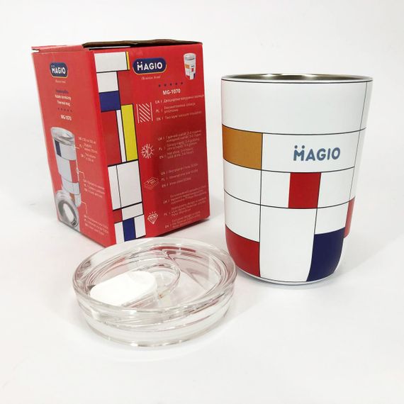 Термокухоль Magio MG-1070 0.35 л, Термокухоль для дітей, Термос для питної води, Термос для кави | Зображення 8