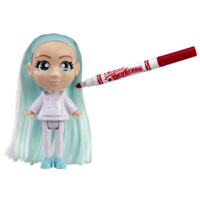 Набір для творчості Crayola Colour n Style Стильні дівчата Скай (918938.005) | Зображення 4