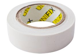 Лента изоляционная Unifix - 18 x 0,17 мм x 10 м белая (ETU-10W)
