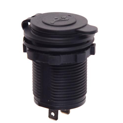 Автомобільний зарядний пристрій 2 USB 12-24V урізне в планку NEW | Зображення 1