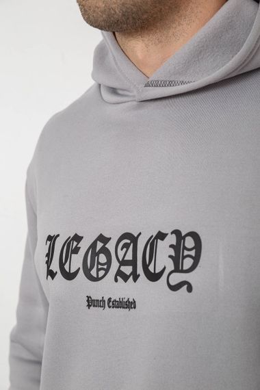 Спортивный костюм мужской на флисе, цвет серый, 238R57046 | Зображення 4