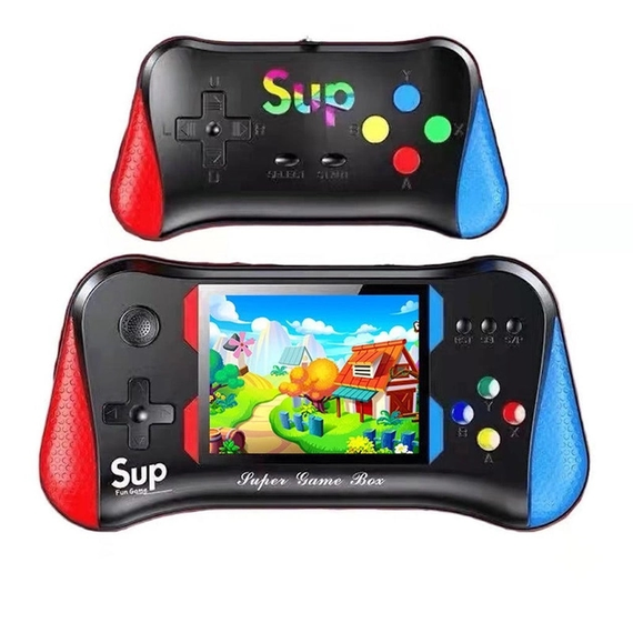 Ігрова консоль SUP X7M Приставка з додатковим джойстиком Dendy SEGA 500в1 | Зображення 1