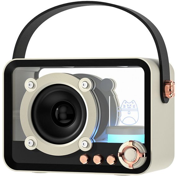 Bluetooth колонка QD05 Retro Style 5W Biege