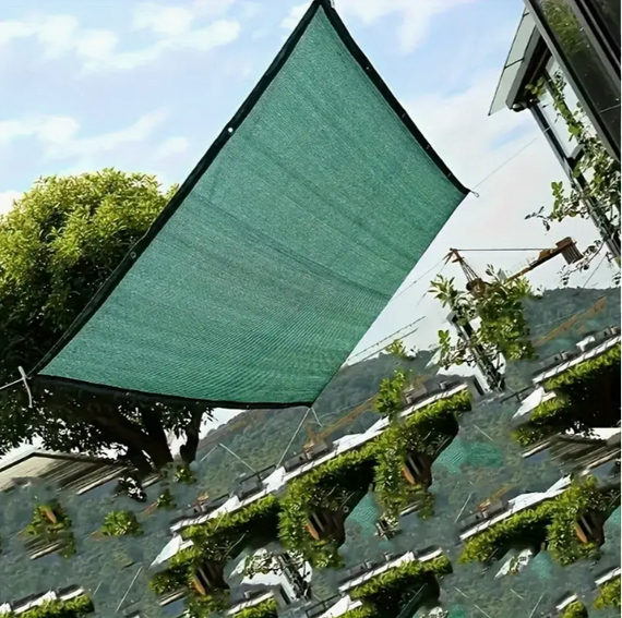 Затіняюча сітка 45% 4 м*5 м посилена з люверсами для городу | Зображення 8