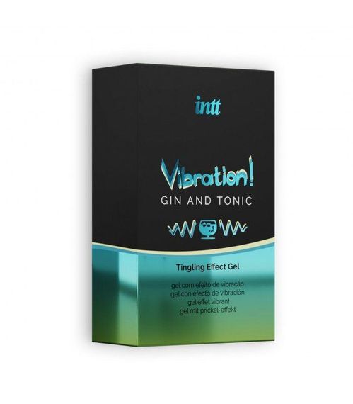 Рідкий вібратор Intt Vibration Gin Tonic (15 мл) — збуджуючий гель з ароматом джину та тоніка, діє до 30 хвилин | Зображення 3