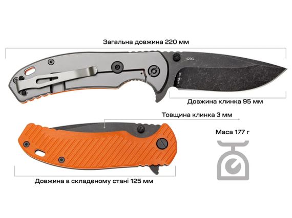 Ніж Skif Sturdy II BSW Orange | Зображення 8