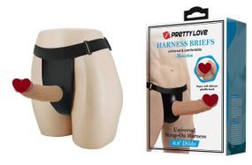 Чоловічий страпон Pretty Love - HARNESS BRIEFS Houston, BW-022073N sexstyle
