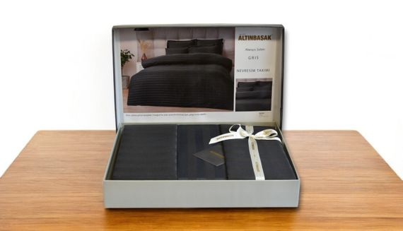 Постільна білизна Altinbasak Satin 200 х 220 см Always Gris | Зображення 2