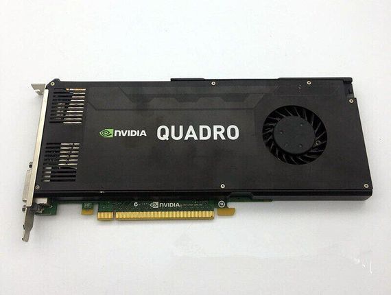 Дискретна відеокарта nVidia Quadro K4000, 3 GB GDDR5, 192-bit / DVI, DisplayPort у системний блок б/в | Зображення 1