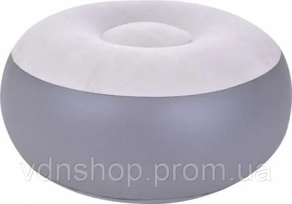 Надувний диван з пуфом Air Sofa / Надувне велюрове крісло з пуфом | Зображення 7