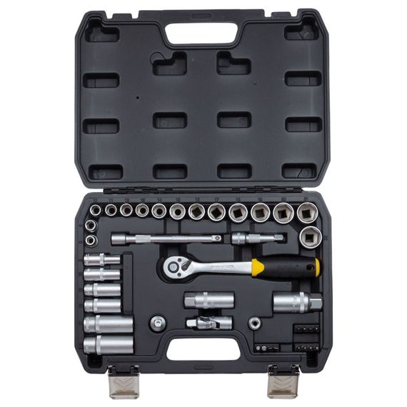 Набір насадок торцевих і біт Sigma 3/8" 39 шт CrV mid (6003601) | Зображення 5