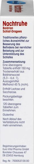 Драже "Mivolis" для крепкого сна с экстрактом корня валерианы, 120 шт., Германия | Зображення 4