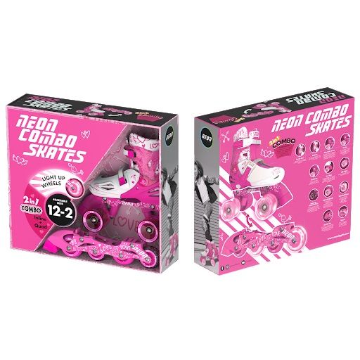 Роликовые коньки Neon Combo Skates Розовый (Размер 34-38) (NT10P4) | Зображення 9