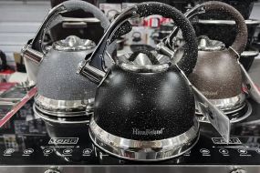 Чайник із гранітним покриттям зі свистком Haus Roland HR 704-5 3,5 л із нержавіючої сталі