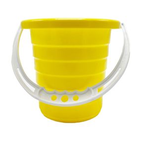 Дитяче відро для пісочниці "Середнє" S0009(Yellow) жовтий 14 см