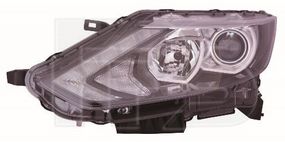 Фара передняя Nissan Qashqai '14-17 левая (TYC) FP 5036 R1-T 260604EH0A