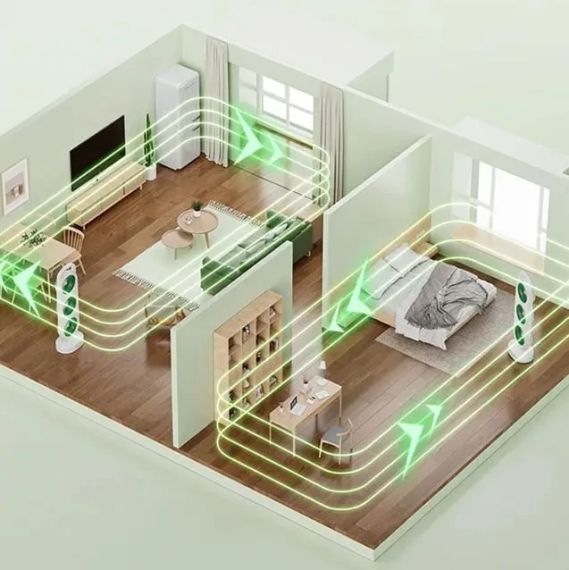 Вентилятор аккумуляторный, 1200мАч, от USB, S-31 / Мини вентилятор портативный / Настольный вентилятор | Зображення 3