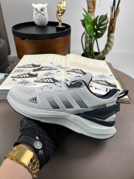 Чоловічі кросівки Ad5das X_PLRPATH Grey Black весна / літо / осінь A3841 | Зображення 3