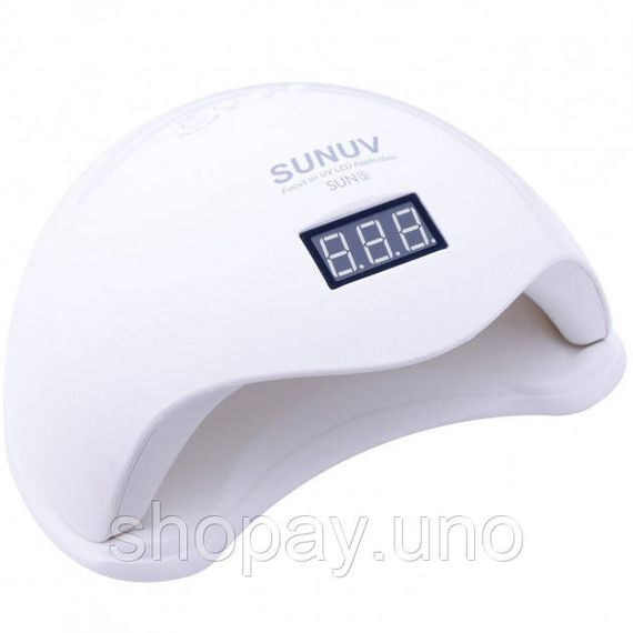Led лампа для сушки гель-лаков Sun 5 nail lamp FD93-1, Сушилка для лака ногтей Лампы маникюрные MU-40 | Зображення 2