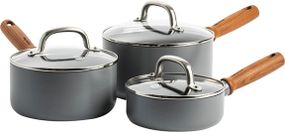 Набір ковшів з кришками GreenPan Mayflower Pro CC005410-001 6 предметів сірий
