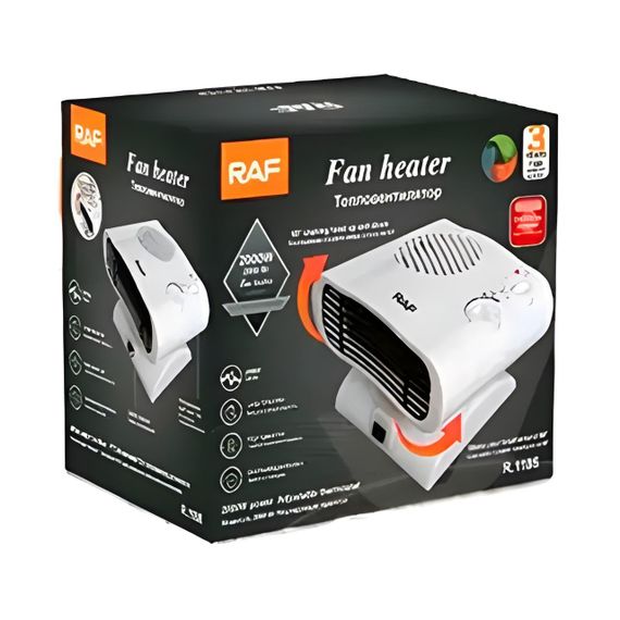 Тепловентилятор обігрівач 2000 Вт RAF R-1185 Дуйчик (46829-_382) | Зображення 4