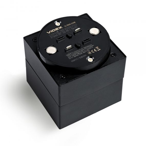 Світильник МАГНІТНИЙ трековий VIDEX LE29B 16W 4000K 48V Black | Зображення 5