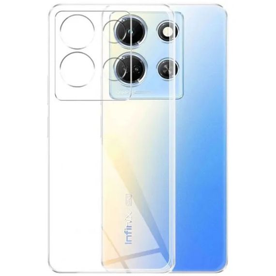 TPU чехол Epic Transparent 1,5mm Full Camera для Infinix Note 30 Pro NFC (X678B) Бесцветный (прозрачный)