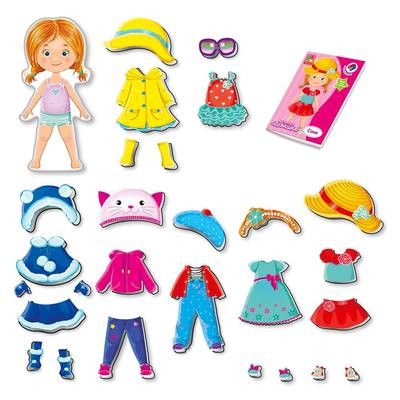 Магнітна гра одягалка "Соня" VT3702-07, 34 елементи одягу | Зображення 1