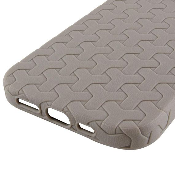 Чохол TPU Weaving для Apple iPhone 15 (6.1") Grey | Зображення 4