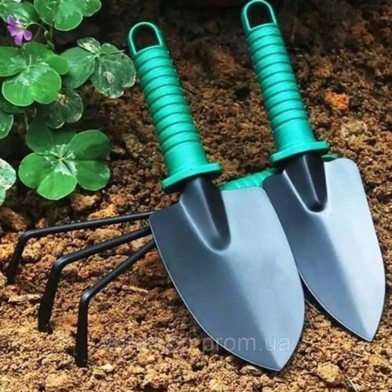 Набір садових інструментів 10 в 1 з валізою Garden Instrumen AND ES-10, інвентар для городу та саду | Зображення 3