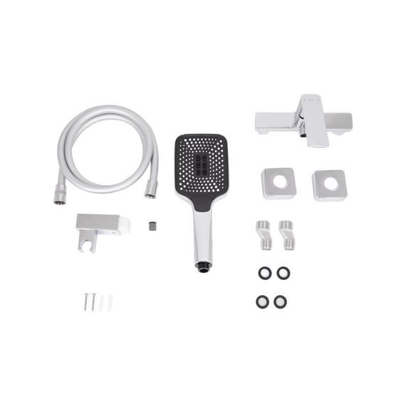 Змішувач для душу Qtap Capricorn з душовим гарнітуром Chrome (k35) QTCAP4060102C48221 | Зображення 5