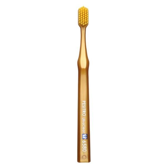 Зубна щітка Pesitro 6580 Ultra Soft золота (м’яка із серії Premium)