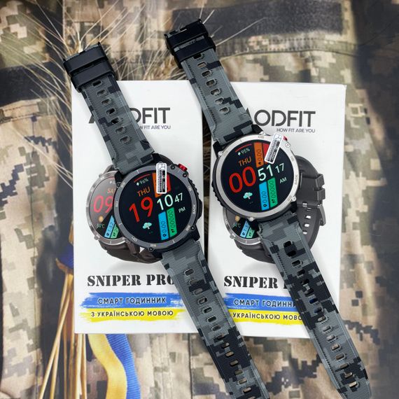 Розумний годинник Modfit Sniper Pro All Black 41 мм. | Зображення 7