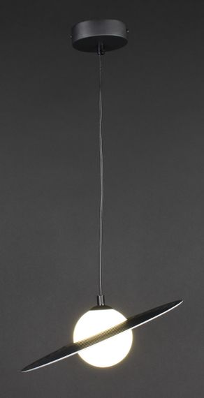 Люстра підвісна на 1 лампочку 27234 Чорний 20-200х30х30 см. | Зображення 4