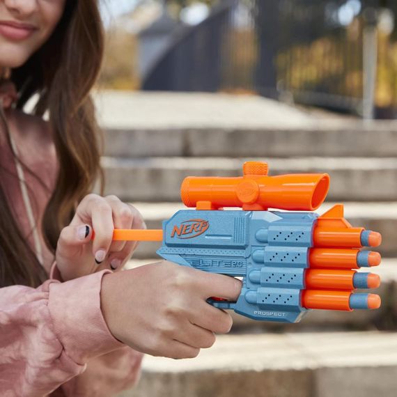 Бластер Nerf Elite 2.0 Prospect QS-4 Нерф Элит Проспект, компактный бластер со встроенным прицелом | Зображення 5