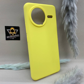 Чохол м'який для Poco F7 Pro Протиударний | Soft Touch | Жовтий