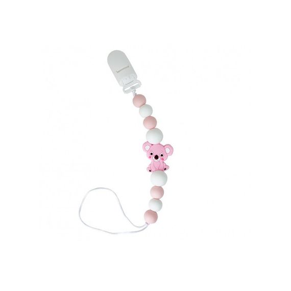 Цепочка для пустышки "Коала" MGZ-0521(Pink) силиконовая