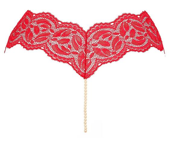 Стринги Bracli Classic Paris Красные L | Зображення 1