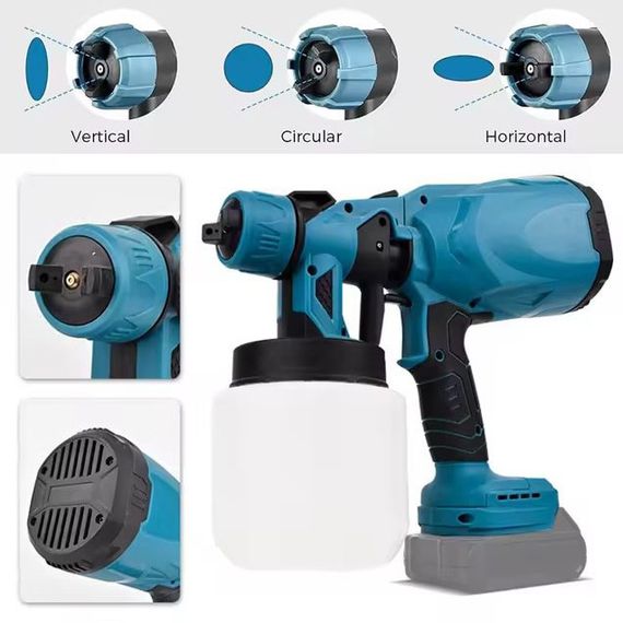 Акумуляторний фарборозпилювач P-002 Paint Spray Pot OH-96 | Зображення 5