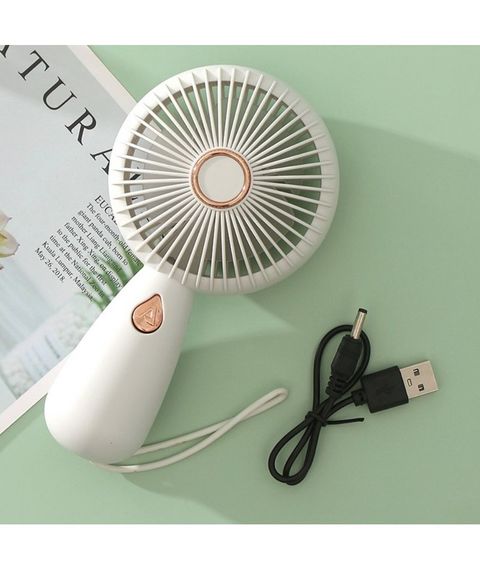 Вентилятор ручний Mini Fan ZB103 акумуляторний Білий | Зображення 2