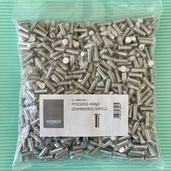 Гвинти різьби для споттера алюміній-магній Monch AlMg3 М5 - 1000 шт