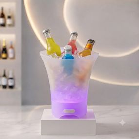 Відро для льоду, що світиться 7л/ Відро з Bluetooth і підсвічуванням / Bucket Light