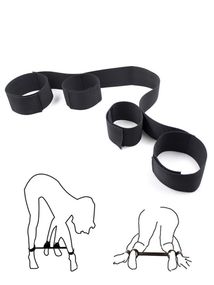 БДСМ фіксатор зап'ясть до щиколоток універсальний чорний 22675