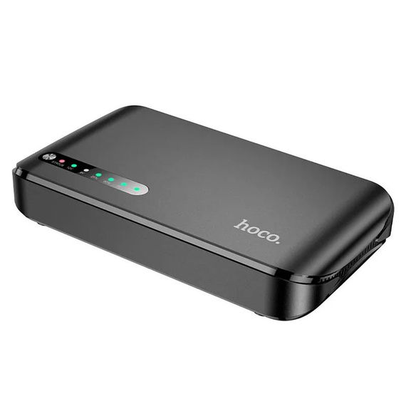 Источник бесперебойного питания Hoco DB62 Smart Mini UPS для роутеров 5V/9V/12V 20000 mAh | Зображення 6
