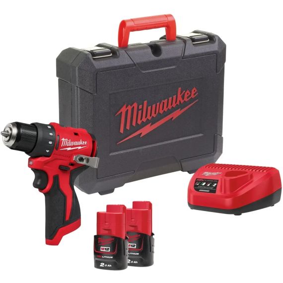 Шурупокрут-дриль акумуляторний M12 BLDDRC-202C Milwaukee 4933499686