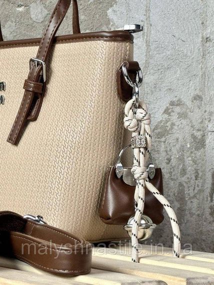 Женская сумка Miu Miu brown mini 4 ПП7552 | Зображення 2