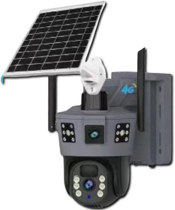 360 Камера ЧЕРНАЯ ВАЙ ФАЙ XPRO P18WIFI Solar ptz 6MP camera app:v380pro (44721-_1733) | Зображення 1