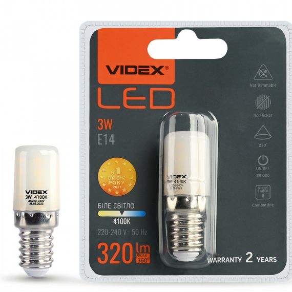 Світлодіодна лампа VIDEX ST25e 3W E14 4100K (VL-ST25e-03144) | Зображення 2
